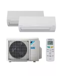 CLIMATIZZATORE CALDO FREDDO DAIKIN POMPA DI CALORE "PRO ERA" DUALSPLIT E UNITÀ ESTERNA (2AMXF50A) 9000 + 12000 BTU