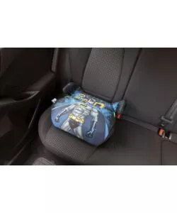 SEGGIOLINO ALZABIMBO AUTO DC COMICS "BATMAN" PER BAMBINI CON ALTEZZA DA 125 A 150 CM, ECE R129