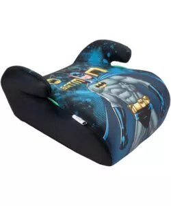 SEGGIOLINO ALZABIMBO AUTO DC COMICS "BATMAN" PER BAMBINI CON ALTEZZA DA 125 A 150 CM, ECE R129