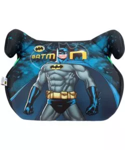 SEGGIOLINO ALZABIMBO AUTO DC COMICS "BATMAN" PER BAMBINI CON ALTEZZA DA 125 A 150 CM, ECE R129
