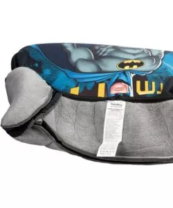 SEGGIOLINO ALZABIMBO AUTO DC COMICS "BATMAN" PER BAMBINI CON ALTEZZA DA 125 A 150 CM, ECE R129