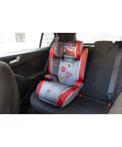 SEGGIOLINO AUTO DISNEY "CARS" PER BAMBINI CON ALTEZZA DA 100 A 150 CM, ECE R129