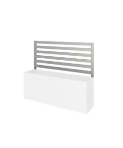 FRANGIVISTA PER PIANTE RAMPICANTI FIORIERA BIOHORT "BELVEDERE MIDI 200" GRIGIO QUARZO METALLIZZATO  91 CM