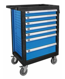 CARRELLO PORTA ATTREZZI AMA 4 CASSETTI 253 PEZZI ASSORTITI BLU
