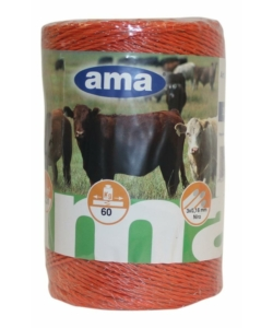 FILO PER RECINTO ELETTRICO AMA ARANCIO Ø 0,16MM X 250MT 2 PEZZI