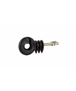 ISOLATORE RECINTO ELETTRICO AMA PER PALO IN FERRO NERO Ø6 MM 50 PEZZI