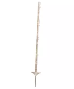 PICCHETTO PER RECINZIONE ELETTRICA AMA IN PLASTICA BIANCO 156 CM 40 PEZZI