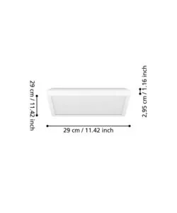PLAFONIERA LED DA INTERNO EGLO "ROVITO" BIANCO 2700/4000/6500K