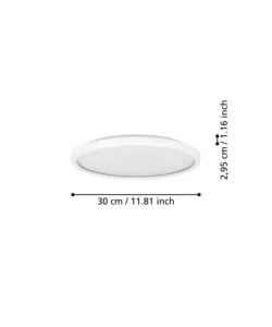 PLAFONIERA LED DA INTERNO EGLO "ROVITO" BIANCO TONDA 2700/4000/6500K