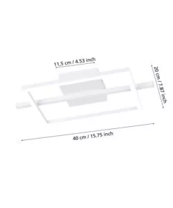 APPLIQUE LED DA INTERNO EGLO "AMANDOLO" BIANCO 17W