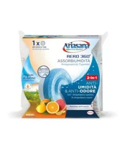 Ricariche assorbiumidità Henkel "Ariasana Aero Tab" agrumi 2x450 gr