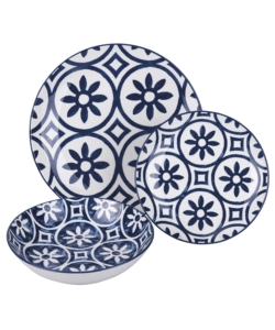 SERVIZIO PIATTI VILLA D'ESTE "PAXOS" IN CERAMICA, 18 PEZZI
