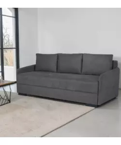 DIVANO 3 POSTI BELLAHOME "GEMINI" GRIGIO, 200X95X91 CM