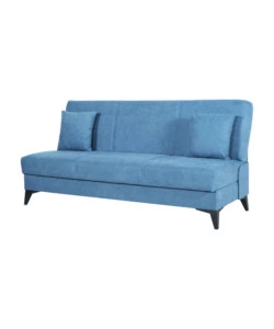 DIVANO 3 POSTI BELLAHOME "ABETE" BLU, 185X78X90 CM