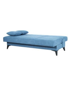 DIVANO 3 POSTI BELLAHOME "ABETE" BLU, 185X78X90 CM