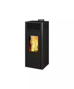 Stufa a pellet ventilata Invicta "Nola Plus" nero 9,5 kW
