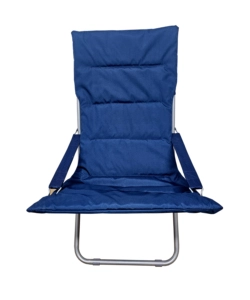 POLTRONA DA ESTERNO PIEGHEVOLE CON BRACCIOLI EUROGARDEN "CANAPONE" IN POLIESTERE BLU SFODERABILE 88X60X90 CM