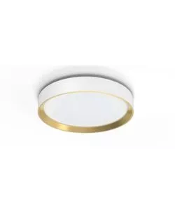 PLAFONIERA LED DA INTERNO PHILIPS "HANNO" BIANCA E ORO 4000K