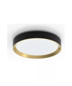 PLAFONIERA LED DA INTERNO PHILIPS "HANNO" NERO E ORO 4000K