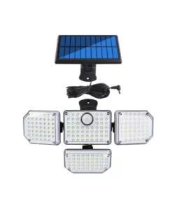 PANNELLO SOLARE EUROGARDEN CON SENSORE DI MOVIMENTO E TELECOMANDO 1265W 5,5V