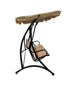 DONDOLO DA GIARDINO 3 POSTI EUROGARDEN "HAWAII" BEIGE 195X115X172 CM