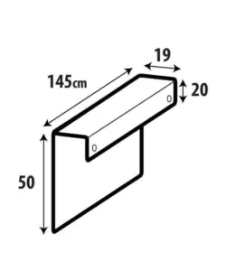 PORTABICI LAMPA "TAILGATE PAD" PER SPONDA POSTERIORE PICKUP - COD. N50435