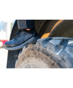 SCARPA ANTINFORTUNISTICA CON ALZATA A CALZA KAPRIOL "DUNE MICRO SOCK" GRIGIO TG 43