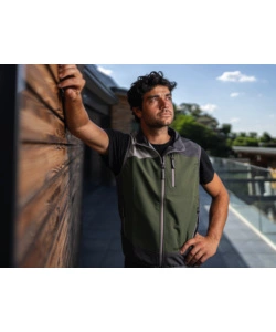 GILET IMPERMEABILE DA LAVORO KAPRIOL "EARTH" VERDE, TG L