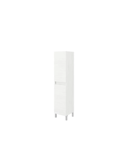 COLONNA BAGNO A TERRA "LISBONA" ROVERE BIANCO  34X36X150 CM