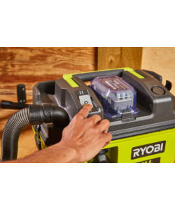 ASPIRATORE PORTATILE A BATTERIA RYOBI "RV1811" SOLO CORPO MACCHINA, 18 V