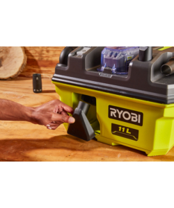 ASPIRATORE PORTATILE A BATTERIA RYOBI "RV1811" SOLO CORPO MACCHINA, 18 V