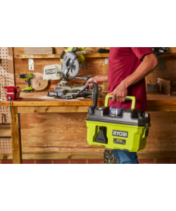ASPIRATORE PORTATILE A BATTERIA RYOBI "RV1811" SOLO CORPO MACCHINA, 18 V