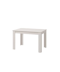 TAVOLO ALLUNGABILE BELLAHOME BIANCO LUCIDO, 120-160X80X76,2 CM