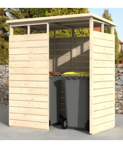 LEGNAIA/LOCALE MULTIUSO IN LEGNO DECOR ET JARDIN IN ABETE BIANCO 183X109X204CM
