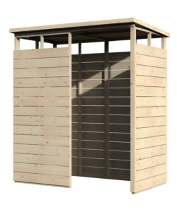 LEGNAIA/LOCALE MULTIUSO IN LEGNO DECOR ET JARDIN IN ABETE BIANCO 183X109X204CM