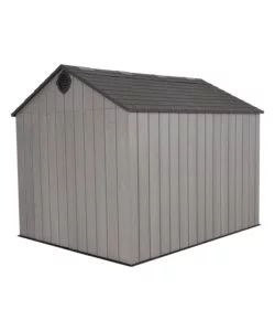 CASETTA DA GIARDINO LIFETIME IN RESINA EFFETTO LEGNO GRIGIO 244X305X241 CM