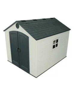 CASETTA DA GIARDINO LIFETIME IN RESINA GRIGIO 244X305X244 CM