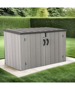 BOX DA GIARDINO LIFETIME IN RESINA GRIGIO 180X97X122 CM