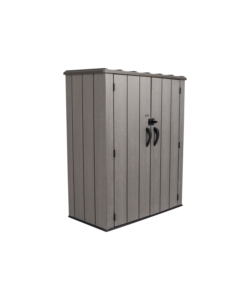 ARMADIO DA ESTERNO LIFETIME IN RESINA GRIGIO 143X78,6X174,5 CM