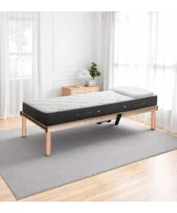 KIT RETE A DOGHE WIRELESS DORMIR CON MATERASSO E GUANCIALE IN MEMORY 190X80 CM