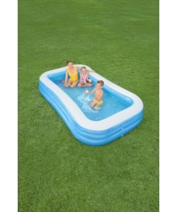 PISCINA GONFIABILE RETTANGOLARE A 3 ANELLI PER BAMBINI BESTWAY 305X183X56 CM