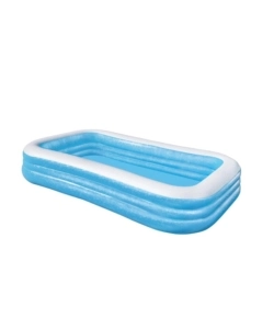 PISCINA GONFIABILE RETTANGOLARE A 3 ANELLI PER BAMBINI BESTWAY 305X183X56 CM