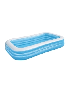 PISCINA GONFIABILE RETTANGOLARE A 3 ANELLI PER BAMBINI BESTWAY 305X183X56 CM