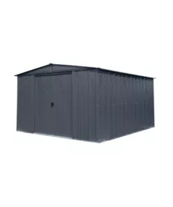 CASETTA DA GIARDINO HABRITA "SPACEMAKER APEX" IN ACCIAIO ZINCATO ANTRACITE 313,1X370,2X197,8 CM
