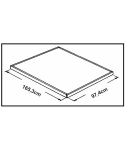 CASETTA DA GIARDINO HABRITA "SPACEMAKER PATIO" IN ACCIAIO ZINCATO GRIGIO 171,5X99,7X188,6 CM