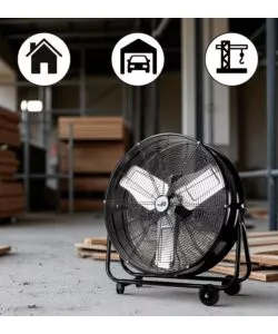 VENTILATORE DA APPOGGIO EASY SYSTEM NERO 220W