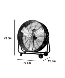 VENTILATORE DA APPOGGIO EASY SYSTEM NERO 220W