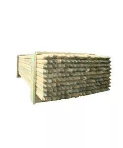 PALO CON PUNTA IN LEGNO DI PINO 2,8X2,8X150 CM