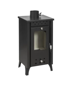 STUFA A LEGNA DIVINA FIRE "MATILDE" NERO 7,7 KW