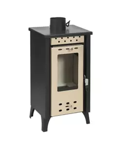 STUFA A LEGNA DIVINA FIRE "MATILDE" BEIGE 7,7 KW